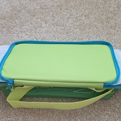 Trader Joe’s Green Polyester Reusable Shopping Bag Zipper Foldable Limited Edit…