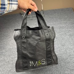 Marks & Spencer Your M&S Black Reusable Grocery Shopper Tote Bag Eco-Friendly