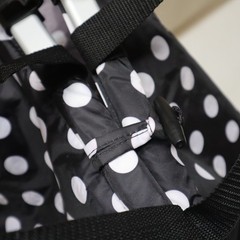 PAMPERED CHEF CLIP ON Expandable Nylon SHOPPING CART Tote Bag Fits In Your Buggy