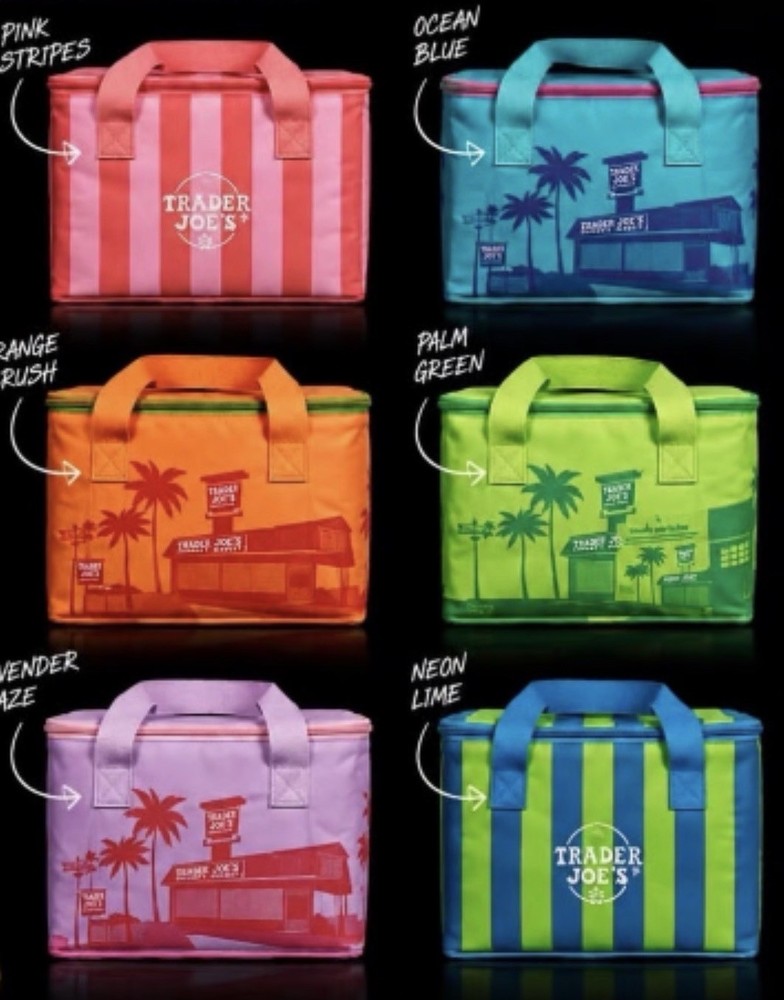 Trader Joe’s Mini Insulated Tote Bag – Summer 2026 Set of 6 Limited Edition NEW