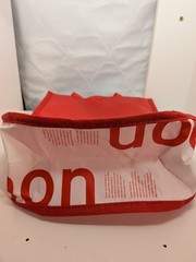 Lululemon Reusable Tote Bag Shopping Black and White with Logo