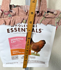 Upcycled Cat Food Bag Tote Handmade Reusable Grocery Market Shopping Bag