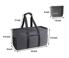 Reusable Grocery Shopping Bag Oxford Fabric Moving Bags for Space Saving Movi…