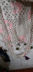 Free People 9 Floral Beige Gauze Hobo Tote Reusable Bags plus 1 Free