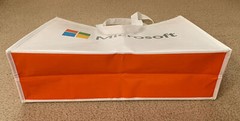 Microsoft Tote Laminated Reusable Heavy Duty Shopping Bag Eco Friendly