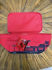 🟩 Trader Joes Mini Insulated Bag Set of 2 Red Green Limited Edition Holiday 🟥