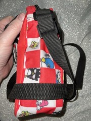 Hello Kitty & Friends 8″ Adjustable Nylon Bag by Fast Forward New York & 2 Clips