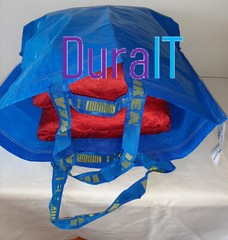Medium 4 new strong ikea durable eco tote bag frakta grocery shopping laundry