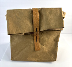 Trader Joe’s Washable Reusable Paper Lunch Bag Used Stained