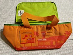 Trader Joe’s Mini Insulated Bag Orange with Green Zipper, Summer 2026 Release
