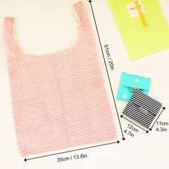 Cloth Tote Bags, Reusable, Foldable, Recycle for Shopping, Fits in Pocket, Eco F