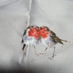 Wrendale Folding “The Jolly Robin” Cloth Shopping Bag Art By Hannah Dale (V)
