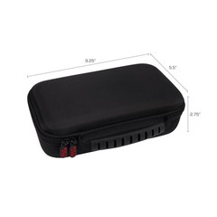 RED by Kiss Men Grooming Portable Organizer 9.25″ X 5.5″ X 2.75″, Black