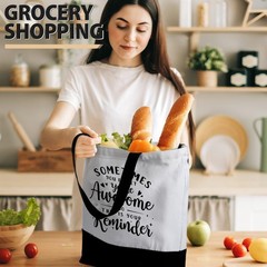 Silkfly 32 Pcs Thank You Canvas Tote Bags with Handle and Zipper Inspirationa…