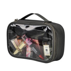 Jula Vance 3pcs Pack TSA Approved Travel Pro Beauty Makeup Kits Cosmetic Grey