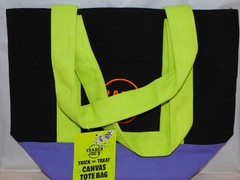 Trader Joe’s – Mini Canvas Tote Bag – Multicolor – Halloween 2025 – Limited Ed