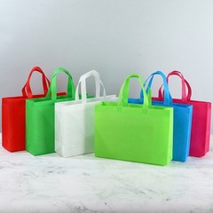 Non-Woven Horizontal Plain Tote Bag – Eco-Friendly Reusable Shopping Bag