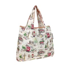 Small Foldable Tote Nylon Reusable Grocery Shopping Bag England Flag Print