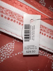 Chico’s Melon Mambo Floral 2 Reusable Shopping Tote Bag Brand New/Tag MFG $29.90