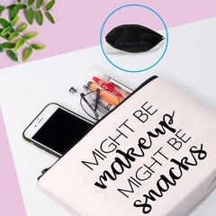 GJTIM Novelty Cute Makeup Cosmetic Bag Might Be MAKEUP SNACKS