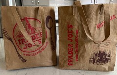 Trader Joe’s washable reusable brown grocery bag in very good condition!
