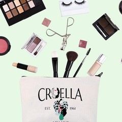FOTAP Villains Queen Gift 101 Movie Makeup Bag Inspired CRUELLA 1961