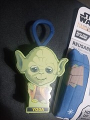 Disney Baby Yoda Star Wars XL Reusable Shopping Tote Bag NEW + Keychain SEE PICS