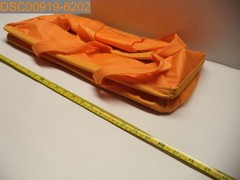 SPOTTED STAINS: Baleine 22″ Length x 10 1/2″ Width x 11″ Deep Tote Bag Orange