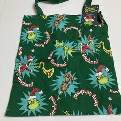 PRIMARK Santa Grinch Tote Bag Merry Grinchmas Stole Christmas Seuss 2025 New