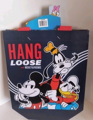 Disney Mickey Mouse & Friends 2 Pack Mini Reusable Blue Gift Bags with Handles