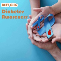 Diabetes Zipper Bag Type 1 Support Awareness Compact, White