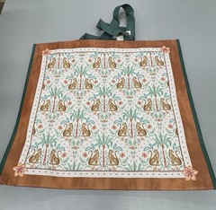 Reusable Shopping Tote Bag Brown Cheetah All-Over Print 20x8x18 in New