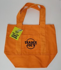 2025 Trader Joe’s Halloween Mini Tote Bag 🎃 Orange Limited Edition