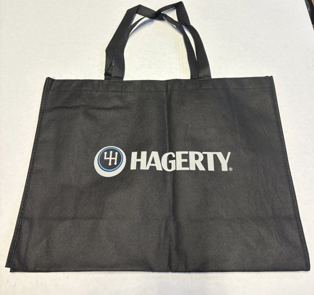 HAGERTY Logo Tote Bag Promotional Shopping Bag Reusable car show Grocery store