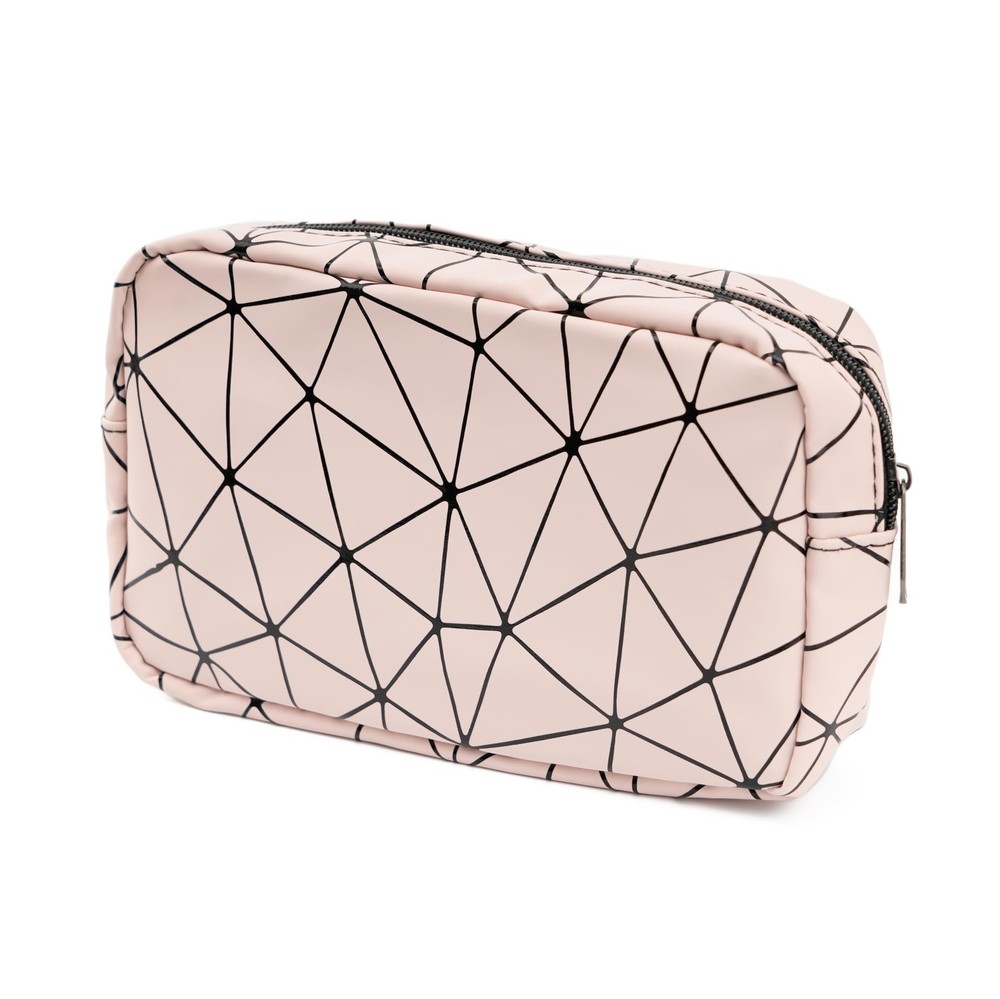 REDSINDA Small Cute Makeup Zipper Pouch, Multi-purpose Travel Cosmetic Pink