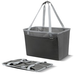 EcoBasket Collapsible Reusable Grocery Tote Basket Foldable Shopping Bag