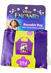Disney Encanto Reusable Bag Holds up to 4 Bags Groceries Blue