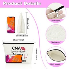3PCS CNA Gift Certified Nursing Because Even Nurses Need Heroes（3pcs）