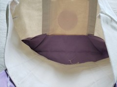 Trader Joe’s Lavender Light Purple Large Cotton Canvas Tote Bag Spring 2026 NWT