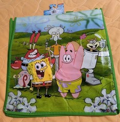 SpongeBob SquarePants, Patrick & MORE Shopping Bag/Tote With Handle 🆕🆓 Ship!