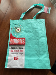 Duran’s Pharmacy New Mexico Diner Reusable Shopping Bag NWT