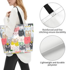 Women’s Oversized Tote Bag Portable Beach Bag Reusable Shopping Bag