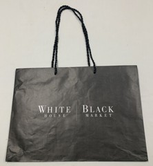 WHITE HOUSE BLACK MARKET Paper Shopping Bag 19 3/4 X 14″ X 5 3/4