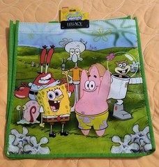 SpongeBob SquarePants, Patrick & MORE Shopping Bag/Tote With Handle 🆕🆓 Ship!