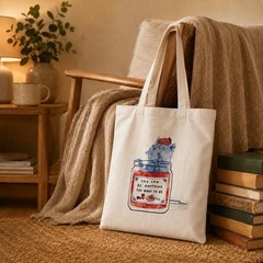 Inspirational Canvas Tote Bag, You Can Be Anything You Want To Be Reusable Sh…
