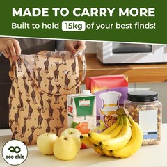 Foldable Reusable Grocery Bags – Foldable Grocery Bags – Lightweight, Recycle…