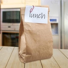 10 lb. Large Brown Kraft Paper Bag, Paper Lunch Bags, Small Snacks Bag 1000pcs