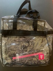 BRAND NEW T-Mobile Tuesday Clear Stadium Tote Bag & Canvas Mini Tote (2) Bags