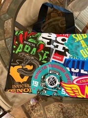 Invicta Tote Bag Promotional Boutique Style ,NEWEST AVAILABLE Foldable 17″x13″