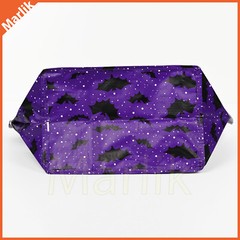 Ikea Hostagille Halloween Bag Bat Pattern/Lilac Purple, 10 ¾ x7x10 ¾”, 3 Gallon